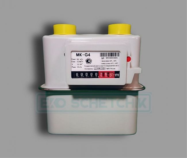 Газовый счетчик МК G4